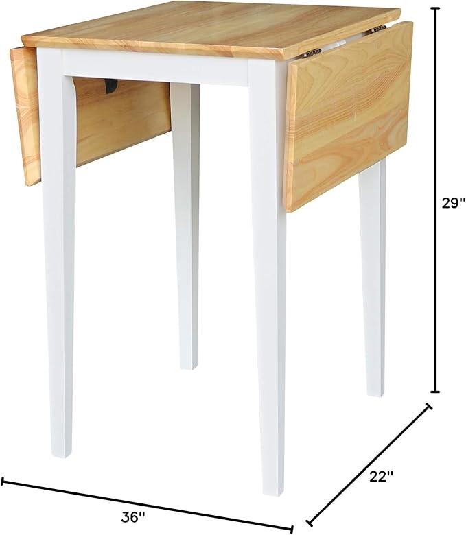International Concepts Drop Leaf Dropleaf Table - LeafyLoom