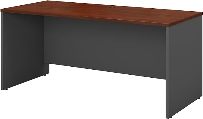 Bush Business Furniture Series C Credenza Desk, Computer Table for Home or Professional Office, 60W x 24D, Hansen Cherry - LeafyLoom