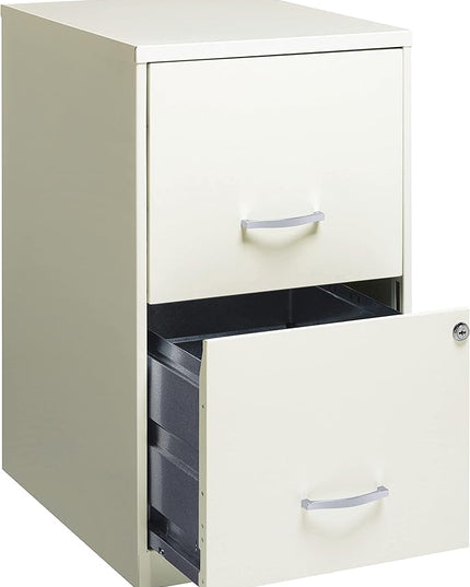 Lorell LLR14341WE - SOHO 18 2-drawer File Cabinet - LeafyLoom