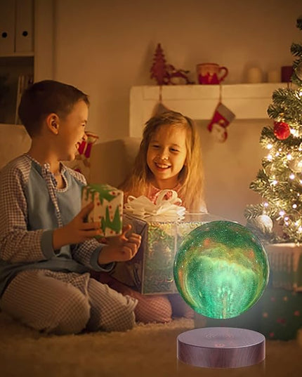 VGAzer Levitating Moon Lamp Floating and Spinning in Air Freely with 16 Colors LED Galaxy Moon Lamp Lights,Unique Gift & Decorative Lamp for Kids Lover Friends - LeafyLoom