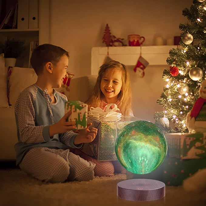 VGAzer Levitating Moon Lamp Floating and Spinning in Air Freely with 16 Colors LED Galaxy Moon Lamp Lights,Unique Gift & Decorative Lamp for Kids Lover Friends - LeafyLoom
