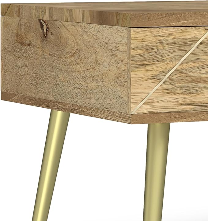 SIMPLIHOME Jager Lift Top Coffee Table, 36 inch, Natural - LeafyLoom