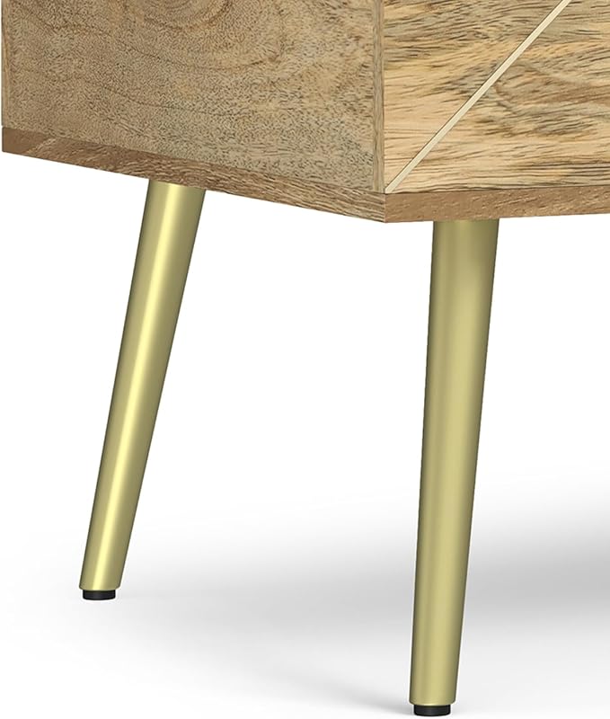 SIMPLIHOME Jager Lift Top Coffee Table, 36 inch, Natural - LeafyLoom