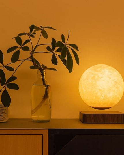 Levitating Moon Lamp, Floating Moon Lamp Magnetic Levitation Moon Light Gifts for girls, boys, Children and teenagers - LeafyLoom
