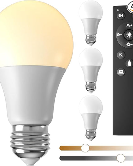 4 Lamps + Remote Control for - Floor Lamps for Living Room - 3 Lights Mode Tall Lamp for Living Room - Corner 360 Reading Lamps Floor Standing LED Floor Lamps for Living Room Floor Lamp with Remote - LeafyLoom