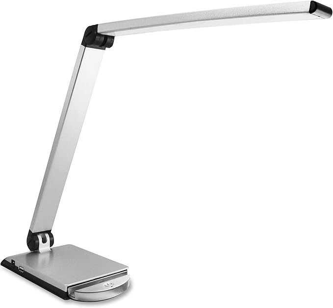 Lorell LLR13201 - Smart Device Slot/USB Task Light - LeafyLoom