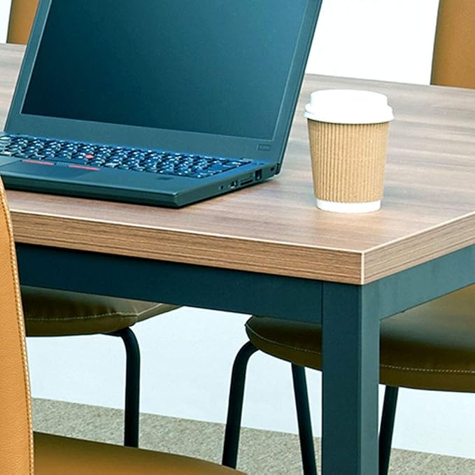 Writing Computer Desk Modern Simple Study Desk Industrial Style Laptop Table for Home Office Brown Notebook Desk (24x63 Inches) - LeafyLoom