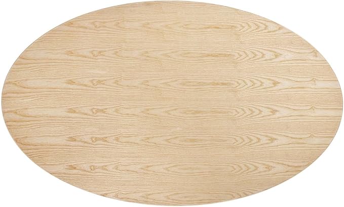 Modway Lippa Dining Table, 78", Black Natural - LeafyLoom