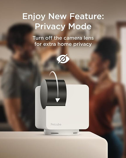 Petcube Cam 360 The Pack of 2 Camera | Ultimate Interactive WiFi Pet and Home Security Pan-Tilt Camera with Phone App, 1080p HD Video, 360° Rotation, Night Vision, Smart Alerts for Home Surveillance Petcube