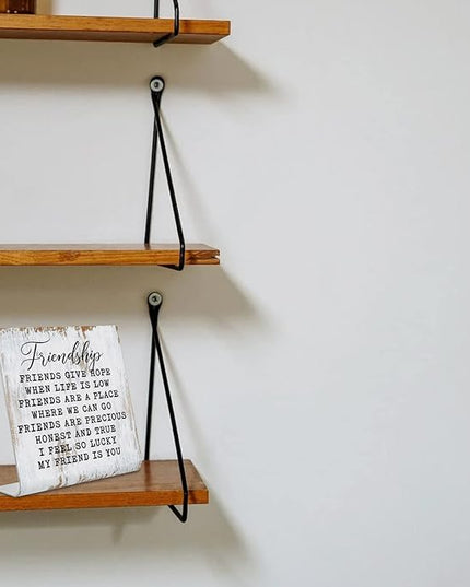 Friendship Signs for Women Friends, Friend Birthday Gift Ideas Office Gifts for Friends Sisters Coworkers Decorations On Shelf Table Desk for Living Room Bedroom Home Office dksg11 - LeafyLoom