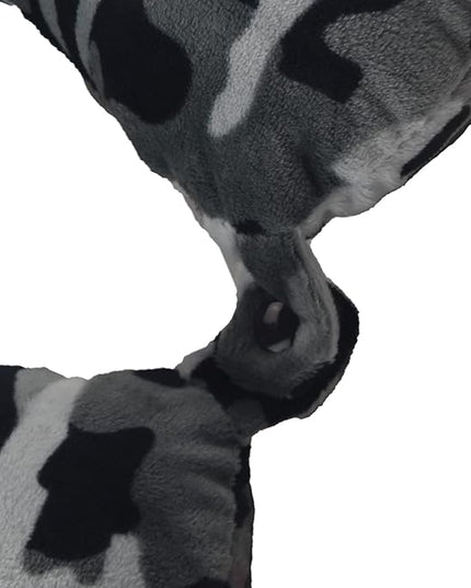 Adult Cozy Soft Microfiber Neck Pillow, Compact, Perfect for Plane or Car Travel, Black Camo - LeafyLoom