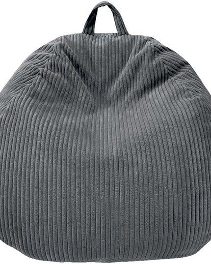 Bean Bag Chairs Cover (No Filler),Bean Bag Cover,Bean Bag for Kids,Adults,Teens-[Small 32 * 28 in]inches Gray Bean Bags - LeafyLoom