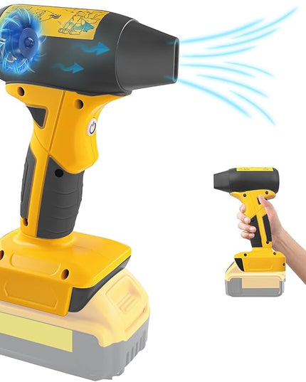 Leaf Blower Jet Dry for Dewalt 20V 60V Battery, Air Pump Air Duster Turbine Jet Fan Violent Turbofan Air Blower Turbine Turbine Blower Powerful Jet Fan High Speed Mini Blower for Car Cleanin - LeafyLoom