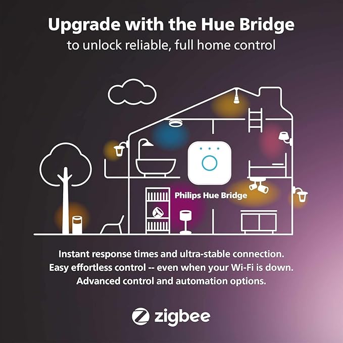 Philips Hue Indoor 6-Foot Smart LED Light Strip Plus Base Kits with Plugs - Color-Changing Single-Color Effect - 2 Pack - Control with Hue App - Works with Alexa, Google Assistant and Apple HomeKit PhilipsHue