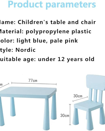 Children's Chair Kindergarten Baby Learning Chair Plastic Game Chair Removable - LeafyLoom