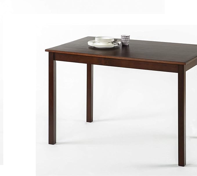 ZINUS Juliet Espresso Wood Dining Table, Table Only, 45 in x 28 in x 29 in - LeafyLoom