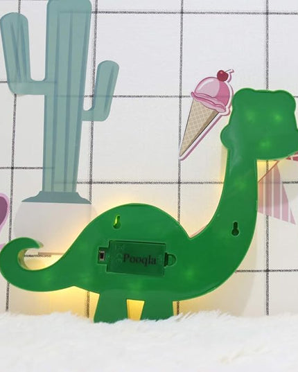 Dinosaur Night Light Nursery Decor Party Decoration,Childen Kids Bedroom Decorative Table Lamps, Marquee Animal Sign,Birthday Gifts for Kids/Boys - LeafyLoom