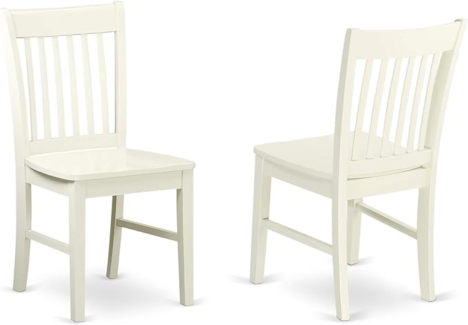 East West Furniture Dublin 3 Piece Dinette Set for Small Spaces Contains a Round Table with Dropleaf and 2 Kitchen Dining Chairs, 42x42 Inch, DLNO3-LWH-W - LeafyLoom