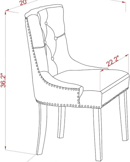 East West Furniture Antique 5 Piece Dinette Set for 4 Includes a Round Kitchen Table with Pedestal and 4 Dark Gotham Linen Fabric Upholstered Parson Chairs, 36x36 Inch, Oak - LeafyLoom