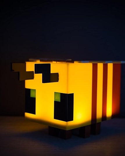 Minecraft Yellow Bee Figural Mood Light | 5 Inches Tall - LeafyLoom