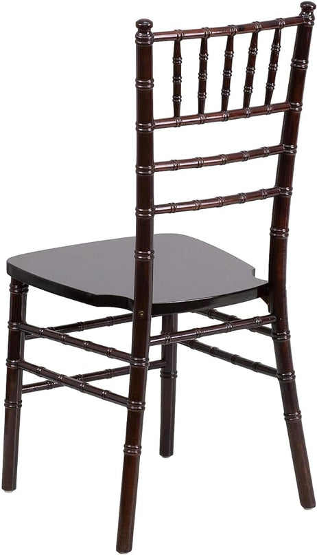 Flash Furniture 2 Pack HERCULES Series Walnut Wood Chiavari Chair - LeafyLoom