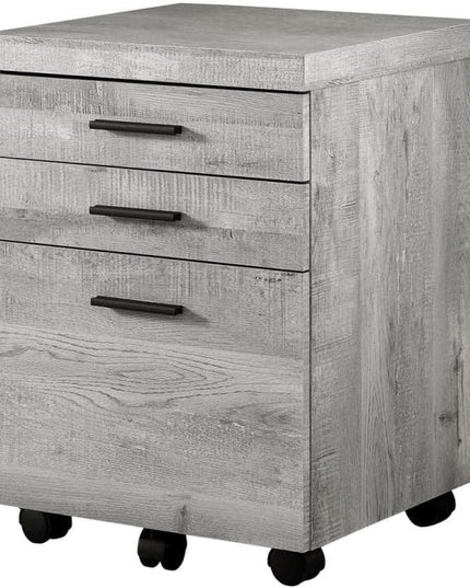 Monarch Specialties I 7401 File Cabinet, Rolling Mobile, Storage Drawers, Printer Stand, Office, Work, Laminate, Grey, Contemporary, Modern - LeafyLoom