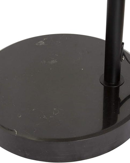 Modern 81" Arc Tall Living Room-Stand Up Arching Drum Shade Large Floor Lamp for Dinning/Bedrooms-Corner Lamp for Office Lighting Black - LeafyLoom