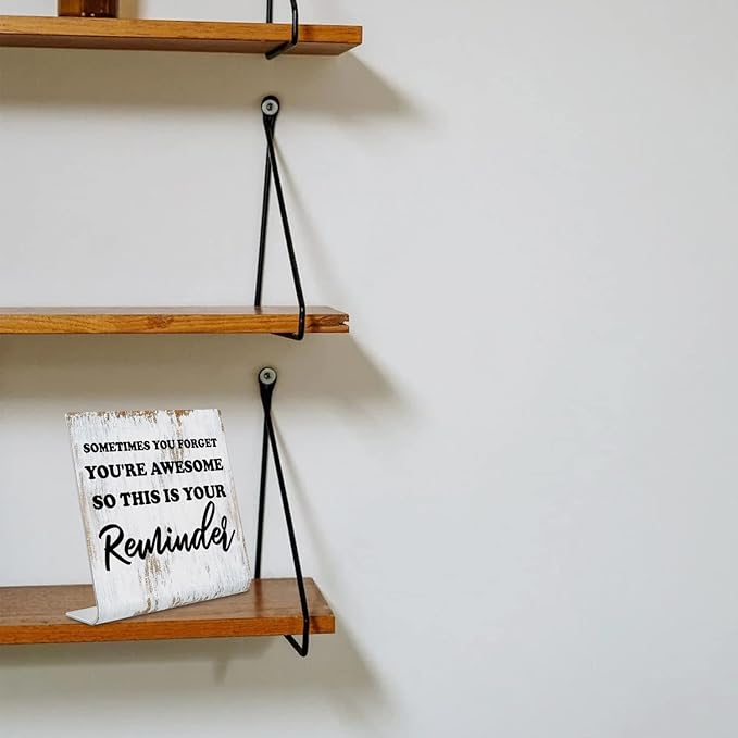 Inspirational Quotes Decor Gifts for Women, Motivational Desk Decor for Office, Decoration On Shelf Table Desk for Living Room Home Office Gift for Friends Coworker Nurse Worker Coworker dksg8 - LeafyLoom