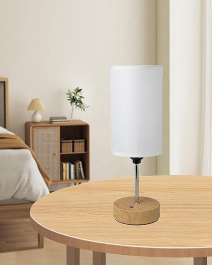Cordless Lamps Table Lamp Small Light Bedroom Office Desk Battery Operated Rechargeable Dimmable Touch 5000mah Led Portable Outdoor Memory Night Patio Dining Wireless Restaurants Home (White) - LeafyLoom