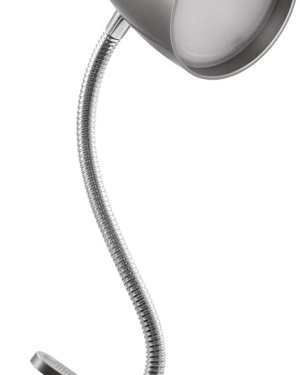 Desk lamp with Clamp, Non-Dimmable Clip Light for Bed and Desk, 4000K Cool White, 3.5W 240 LM Flexible Gooseneck lamp, Eye Protection, ETL Listed - LeafyLoom