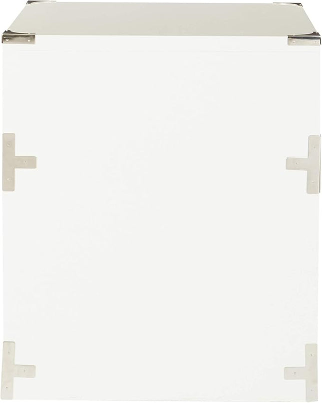 OSP Home Furnishings Wellington 2-Drawer File Cabinet, White - LeafyLoom