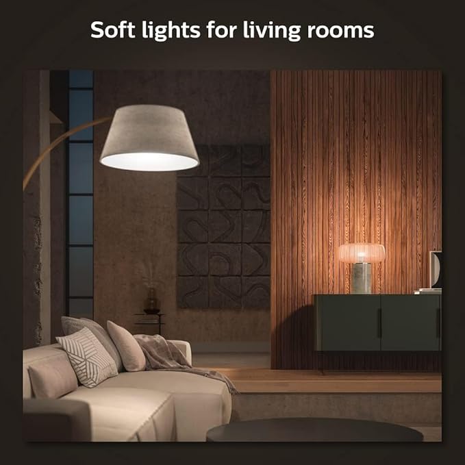 Philips Hue Smart 75W A19 LED Bulb - Soft Warm White Light - 1 Pack - 1100LM - E26 - Indoor - Control with Hue App - Works with Alexa, Google Assistant and Apple Homekit PhilipsHue