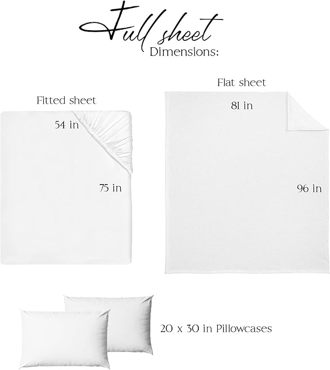 Northwest Ashford Bedding Set, Full, Optical White - LeafyLoom