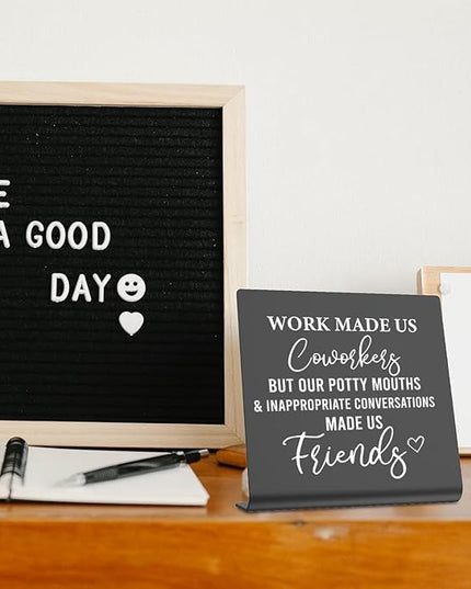 Work Bestie Gifts for Women Colleagues Coworkers Gift Office Desk Decor New Job Good Luck Goodbye Gifts For Coworkers Boss Women Friends Farewell Going Away Goodbye Gifts for Coworker dksg16 - LeafyLoom
