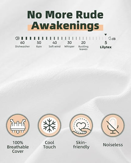 Bed Pillows for Sleeping - King Size(19"x33") Set of 2 Pillows Allergy Friendly Microfiber Shell Fluffy Down Alternative Filling Breathable Pillow Suitable Back Stomach or Side Sleepers - LeafyLoom