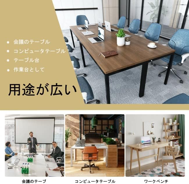 Computer Desk 63 Inch Modern Simple Sturdy Notebook Writing Desk Study Office Table for Home Office Dinning Table Workstation Desk Escritorio de Ordenador - LeafyLoom