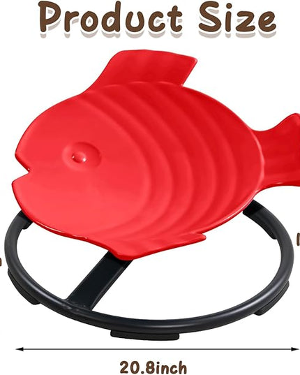 Autism Kids Swivel Chair Sensory Toy Chair for Kids Spinning Chair Kids Toys & Games Balance Physical Therapy Equipment, Kids Indoor Outdoor Play Equipment for Kids 3+ - LeafyLoom