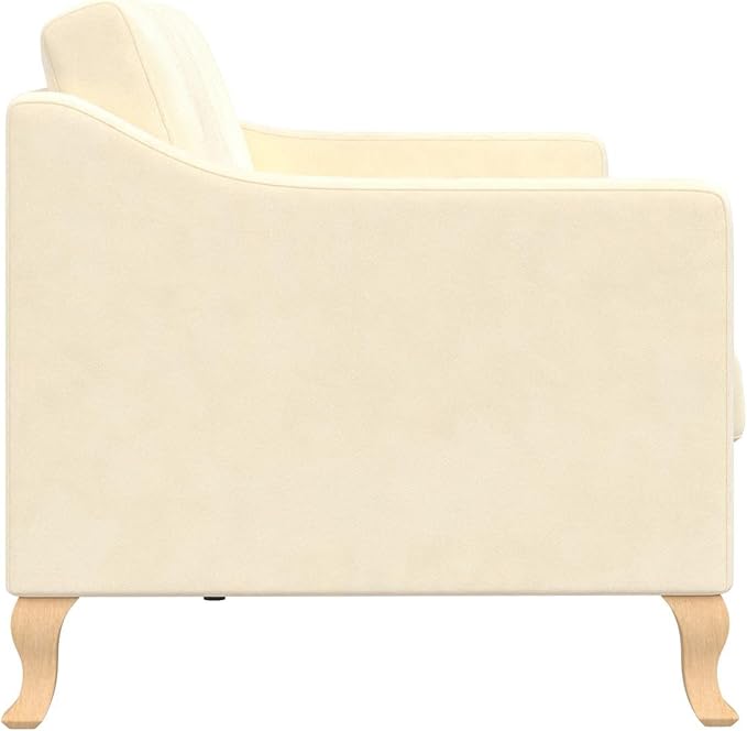 Mr. Kate Tess Sofa with Soft Pocket Coil Cushions, Small Space Living Room Furniture, White Linen - LeafyLoom