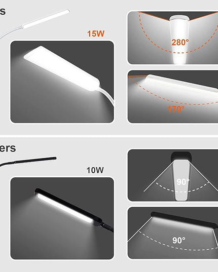 Dimunt Floor Lamp, Bright 15W Floor Lamps for Living Room with 1H Timer, Dimmable LED Floor Lamps 3000K-6000K & Tall Standing Lamp with Remote & Touch Control Reading Floor Lamps for Bedroom-White - LeafyLoom