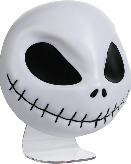 Paladone Nightmare Before Christmas Jack Mask Light and Halloween Decoration - Wall-mounted or Free-Standing, USB Cable Included - 18Cm Shaped Jack Skellington Lighting - LeafyLoom