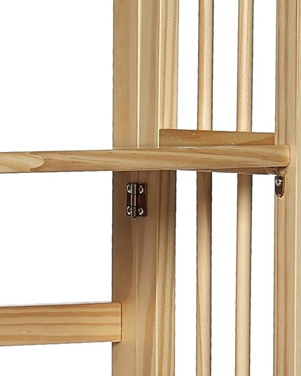 Casual Home 3-Shelf Folding Stackable Bookcase (27.5" Wide)-Natural - LeafyLoom
