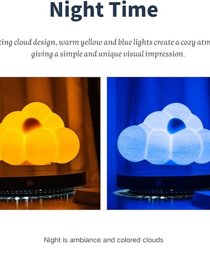 Levitating Cloud Lamp, Magnetic Floating Cloud LED Light Desk Lamp Table lamp Night Light，Unique Gifts Christmas Room Home Office Decor (Cloud Lamp) - LeafyLoom