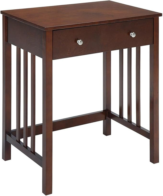 Convenience Concepts Designs2Go Mission Desk with Keyboard Drawer, Espresso - LeafyLoom