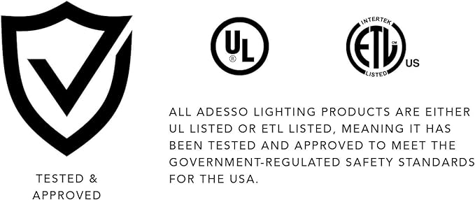 Adesso 3218-01 Prospect 11"-18" LED Desk Lamp, Black, Smart Outlet Compatible - LeafyLoom