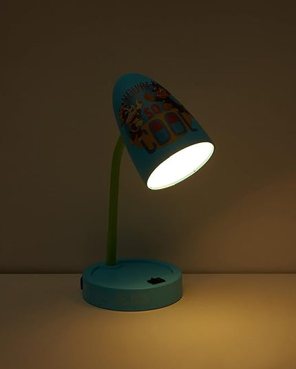 Idea Nuova Paw Patrol Switch Operated LED Task Table and Desk Lamp with Charging Outlet - LeafyLoom