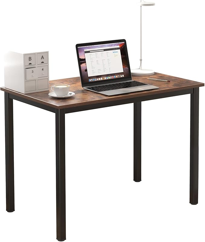 Need Small Computer Desk - 39 3/8" Inches Heavy Duty Writing Desks, Simple Laptop Corner Table for Home Office,Dormitory AC3FB10060 - LeafyLoom