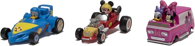 Gertmenian Disney Mickey Mouse Interactive Kids’ Rug Set | Includes 3x Cars feat. Donald, Daisy, and Minnie | Suitable for Classroom, Nursery, Bedroom, or Play Area | 40x54in Medium, 32503 - LeafyLoom