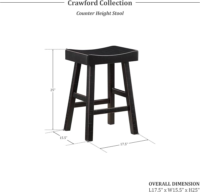 Lexicon Bar Table Set for 3, Small Kitchen table set Kitchen Island Table with 3 Saddle Bar Stools, 4 Piece Dining Table Set for Breakfast Nook, Living Room, Apartment, Counter Height, Black - LeafyLoom