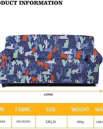 FKELYI Christmas Sofa Cover Stretch Couch Covers Xmas Poinsettia Berry Printed Non Skid Cushion Couch Sofa Slipcover Furniture Protector-S FKELYI