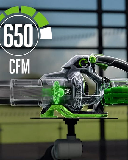 EGO Power+ LB6504 650 CFM Variable-Speed 56-Volt Lithium-ion Cordless Leaf Blower 5.0Ah Battery and Charger Included - LeafyLoom